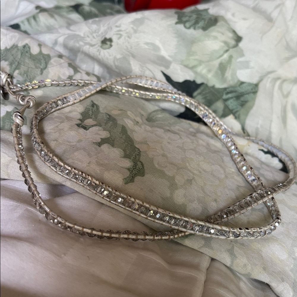 Unbranded Vintage Vtg 70s 1970s Long Rhinestone Wrap Necklace Women’s Jewelry